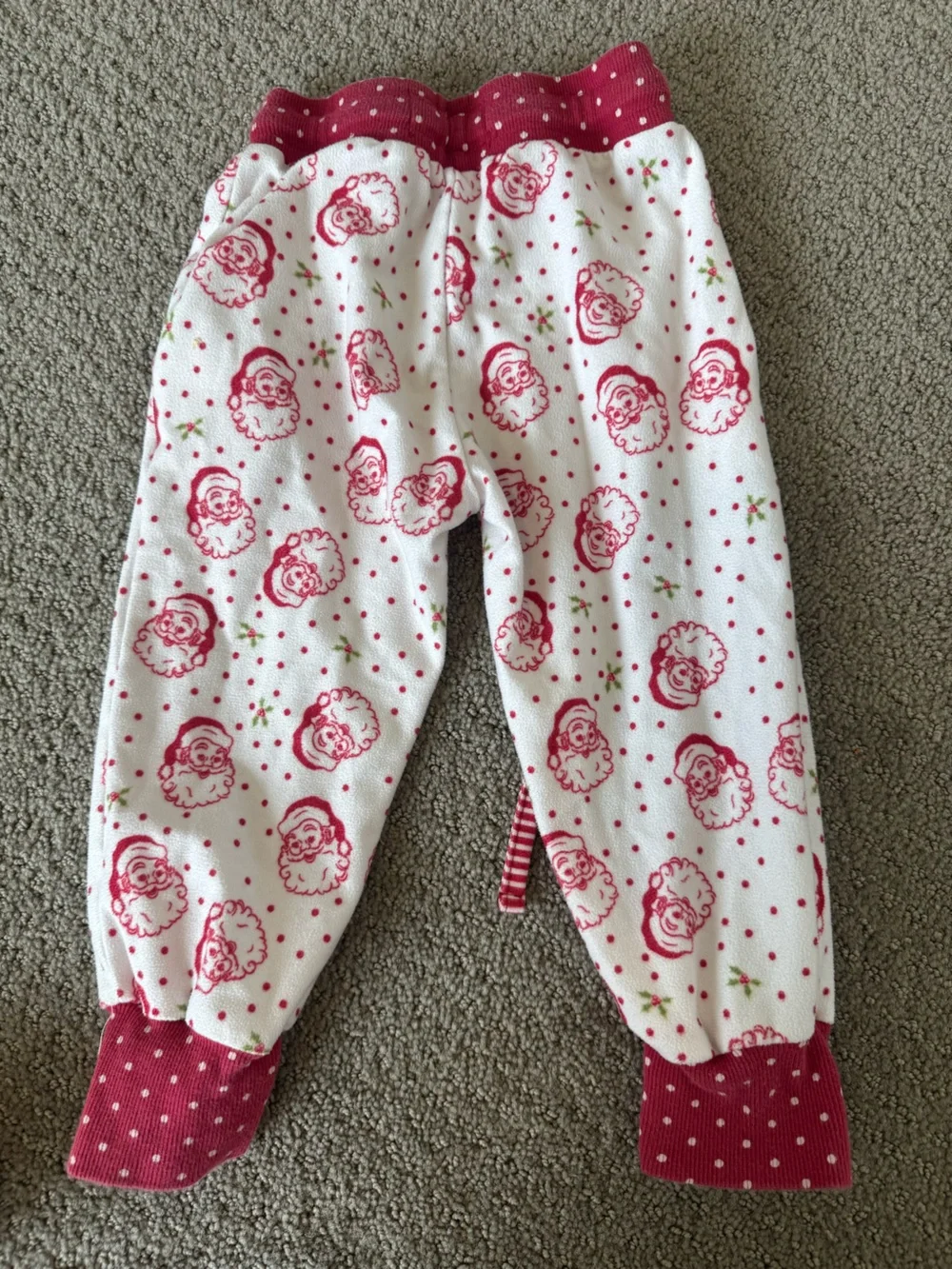 SweetHoney Unisex 18 Month Nick Santa Christmas Lounge Set Red White Holiday